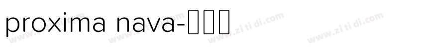 proxima nava字体转换